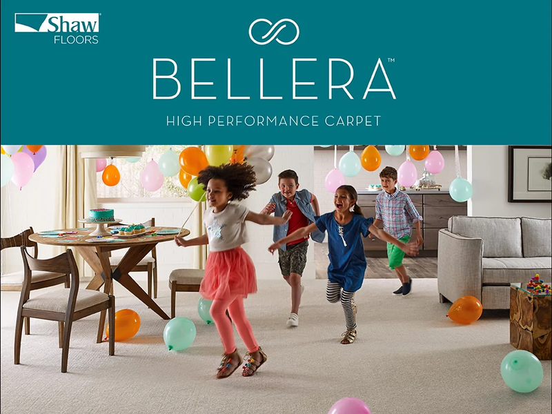 Bellera banner from the Floor Store and Design in Columbia