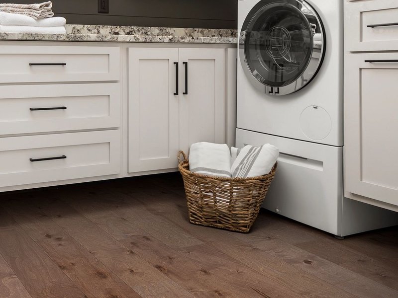 brown hardwood floor for bathroom from Floor Store and Design in Columbia, TN